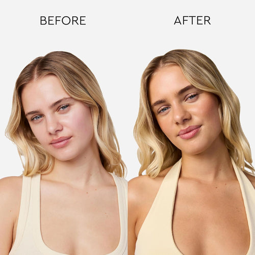 Self-Tan Drops- Medium, Bronzing Serum, Customizable Face & Body Self Tanner for Moisturizer, Gradual Body & Face Tanning Drops for Natural Glow, Streak-Free Vegan Formula, 0.5 Fl Oz